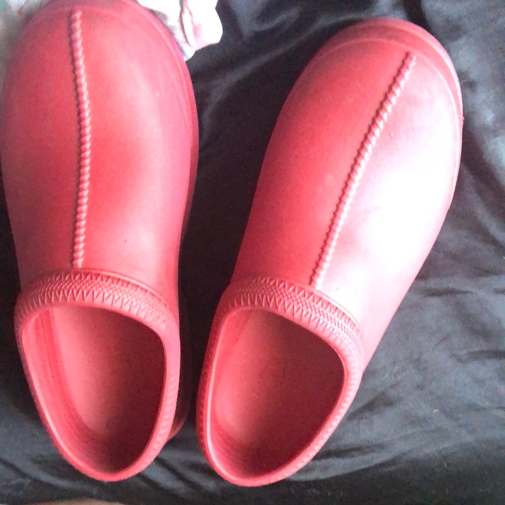 UGG Red Slip-On Clogs